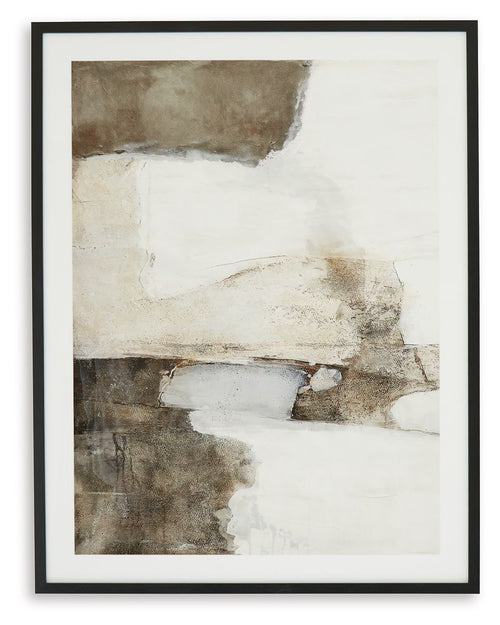 Aldricton - Wall Art - Brown / White