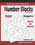 Suguru: Number Blocks Logic Puzzles: 500 Easy to Hard (10x10): : Keep Your Brain Young - Paperback