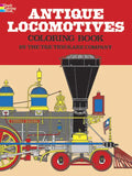 Antique Locomotives Coloring Book - Paperback