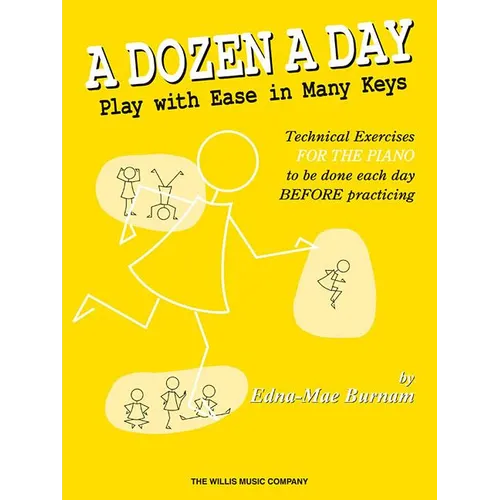 A Dozen a Day - Play with Ease in Many Keys - Paperback