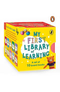 My First Library of Learning: Box Set, Complete Collection of 10 Early Learning Board Books for Super Kids, 0 to 3 Abc, Colours, Opposites, Numbers, A - Board Book