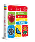 My First 4 in 1: Alphabet, Numbers, Colors, Shapes - Board Book