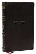 Nkjv, Personal Size Reference Bible, Sovereign Collection, Genuine Leather, Black, Red Letter, Thumb Indexed, Comfort Print: Holy Bible, New King Jame - Leather