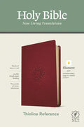 NLT Thinline Reference Bible, Filament Enabled Edition (Red Letter, Leatherlike, Berry) - Imitation Leather