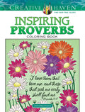 Creative Haven Inspiring Proverbs Coloring Book - Paperback