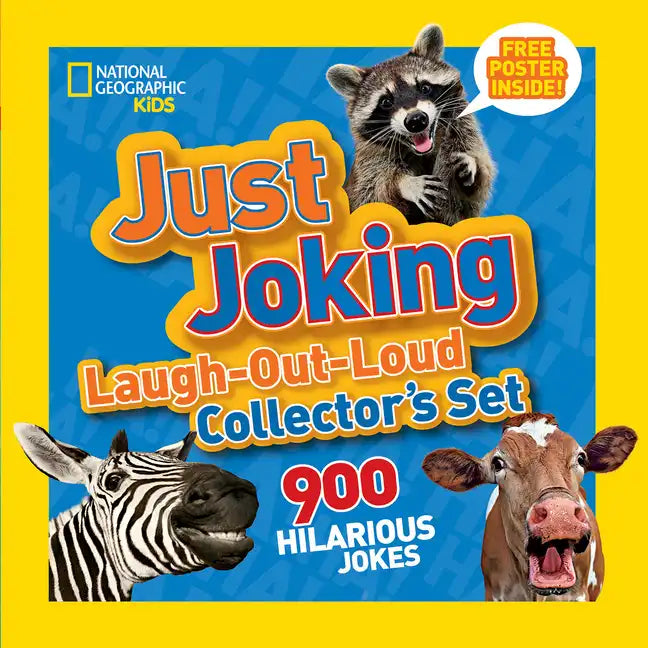 National Geographic Kids Just Joking Laughoutloud Collector's Set: 900 Hilarious Jokes - Paperback