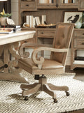 Tinley Park - Fully Upholstered Swivel Chair - Dove Tail Gray