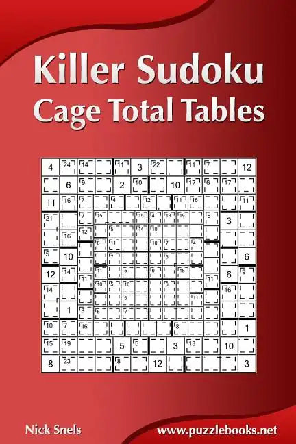 Killer Sudoku - Cage Total Tables - Paperback