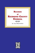 Records of Richmond County, Georgia - Paperback