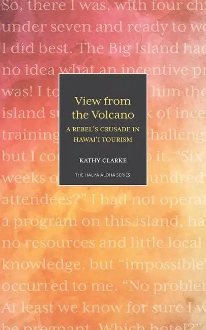 View from the Volcano: A Rebel's Crusade in Hawaii Tourism - Paperback
