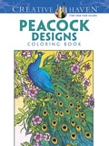 Creative Haven Peacock Designs Coloring Book - Paperback