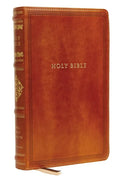 Kjv, Sovereign Collection Bible, Personal Size, Leathersoft, Brown, Red Letter Edition, Comfort Print: Holy Bible, King James Version - Imitation Leather