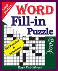 Large Print Word Fill-in Puzzle book - Paperback