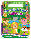 My First Wipe-Clean Book: Search & Find Animals - Spiral