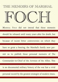 The Memoirs of Marshal Foch - Paperback