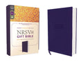 Nrsvue, Gift Bible, Leathersoft, Blue, Comfort Print - Imitation Leather