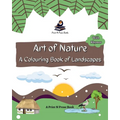 Art of Nature: A Colouring Book of Landscapes - Paperback