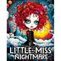 Little Miss Nightmare: A Coloring Book Featuring Cute Spooky Girls on a Mysterious Journey for Stress Relief & Relaxation - Paperback