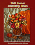 Fall Scenes Coloring Book: Autumn Scenes To Color And Enjoy - Paperback