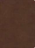 KJV Single-Column Wide-Margin Bible, Brown Leathertouch - Imitation Leather