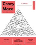 Pyramid Crazy Maze: The Ultimate Complicated Level for Maze Explorer, Large Print, 1 Puzzle per Page - Paperback