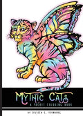 Mythic Cats Pocket Coloring Book - Paperback