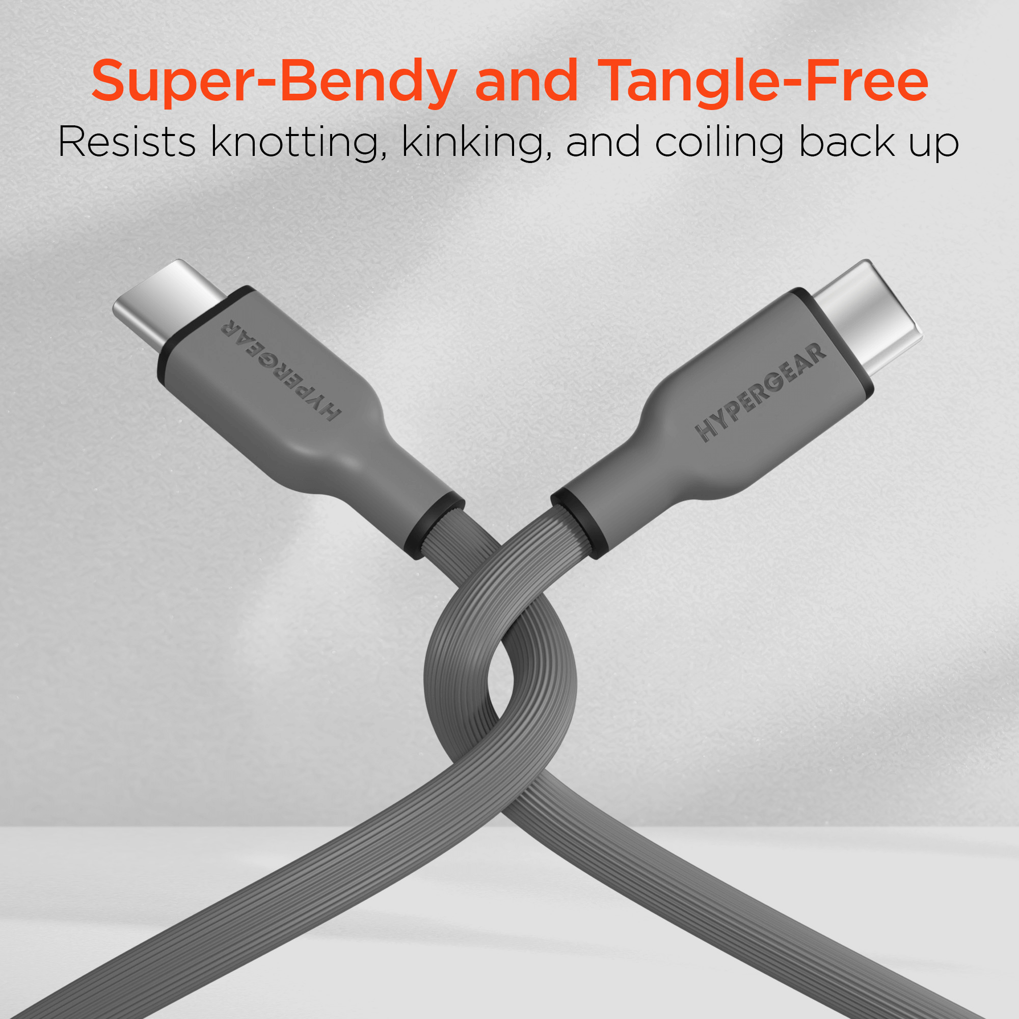 HyperGear Flexi PRO USB-C to USB-C Cable 4ft