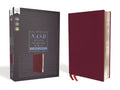Nasb, Thinline Bible, Large Print, Bonded Leather, Burgundy, Red Letter Edition, 1995 Text, Comfort Print - Bonded Leather