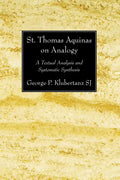 St. Thomas Aquinas on Analogy - Paperback