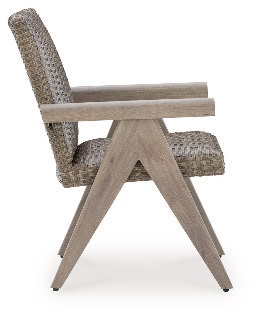Cliff Trails - Arm Chair (Set of 2) - Beige