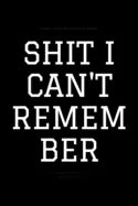 Shit i can't remember - Paperback