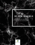 Black Marble Composition Book Wide Ruled 100 Pages - Paperback