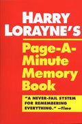 Harry Lorayne's Page-A-Minute Memory Book - Paperback