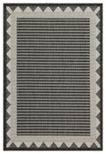 Sunshine - 5'3" X 7'3" Polypropylene Indoor & Outdoor Area Rug - Anthracite