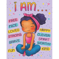 I Am: Positive Affirmations Coloring Book for Black Girls: Self Esteem and Confidence Building Coloring Book with Affirmatio - Paperback