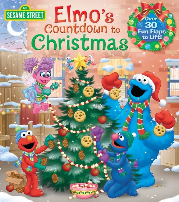 Elmo's Countdown to Christmas (Sesame Street) - Board Book