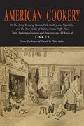 American Cookery (The First American Cookbook) - Paperback