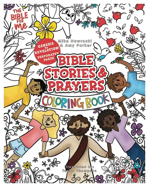 Bible Stories & Prayers Coloring Book: The Bible for Me - Paperback