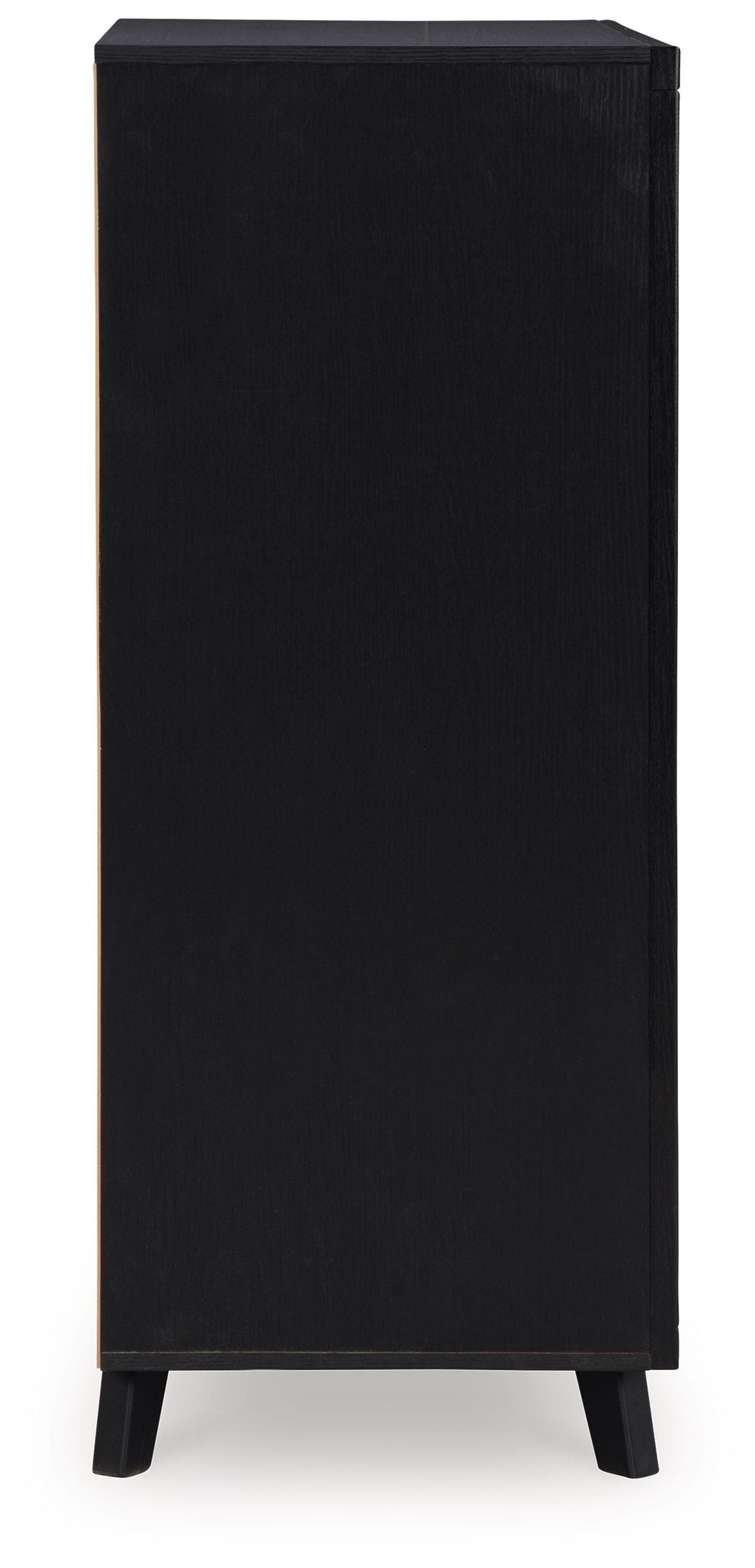 Danziar - Five Drawer Wide Chest - Black
