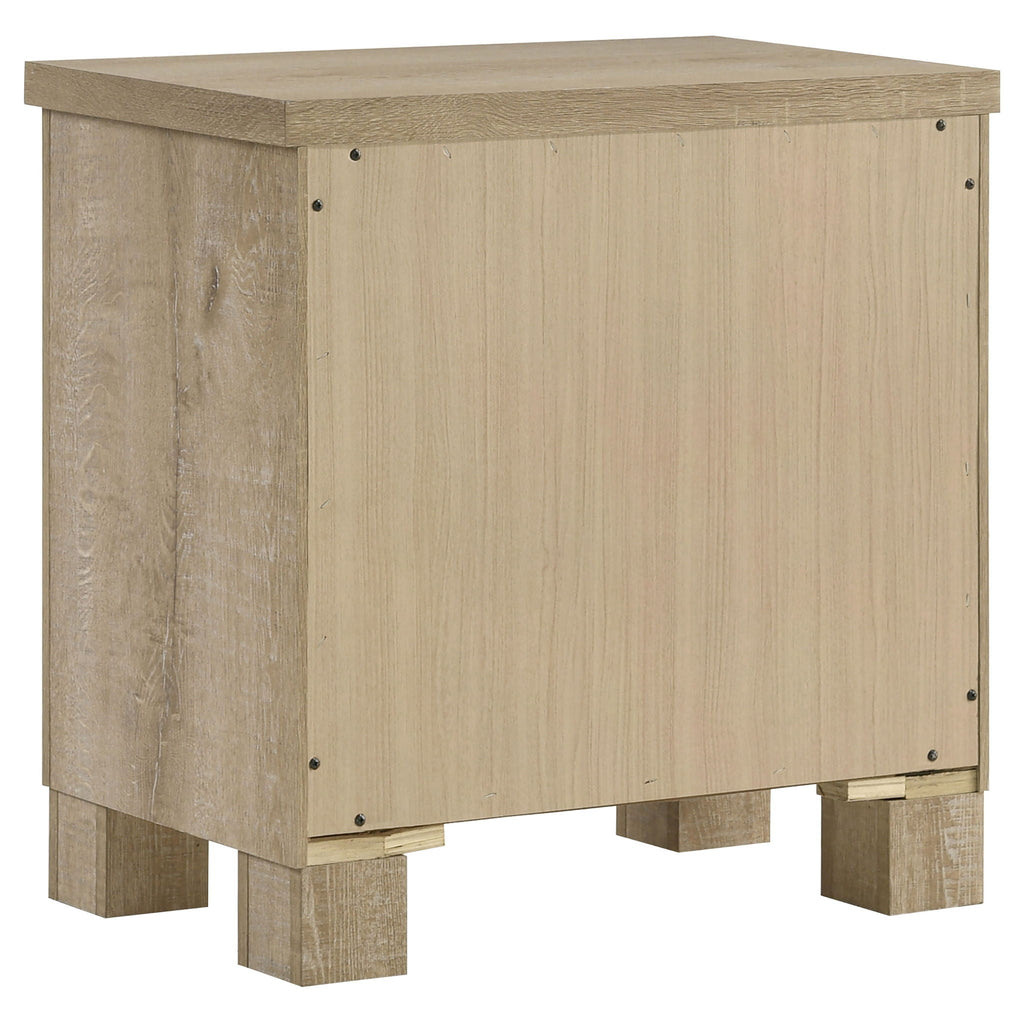 Oakglen 4-piece Eastern King Bedroom Set Weathered Oak
