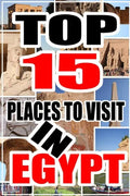 Top 15 Places to Visit in Egypt - Paperback