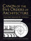 Canon of the Five Orders of Architecture - Paperback