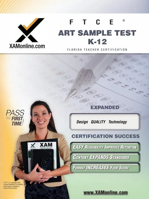 FTCE Art Sample Test K-12 Teacher Certification Test Prep Study Guide - Paperback