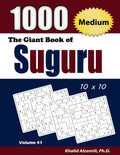 The Giant Book of Suguru: 1000 Medium Number Blocks (10x10) Puzzles - Paperback
