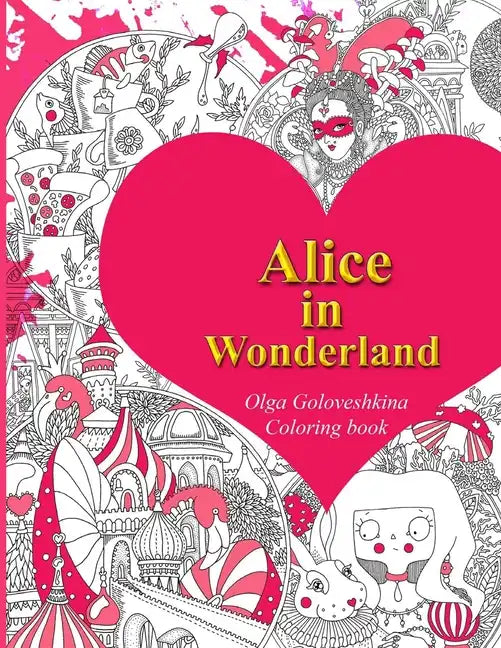 Alice in Wonderland Coloring Book - Paperback