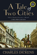 A Tale of Two Cities (Annotated, Large Print) - Paperback