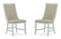 Heron Cove - Upholstered Host Side Chair (Set of 2) - Chalk White