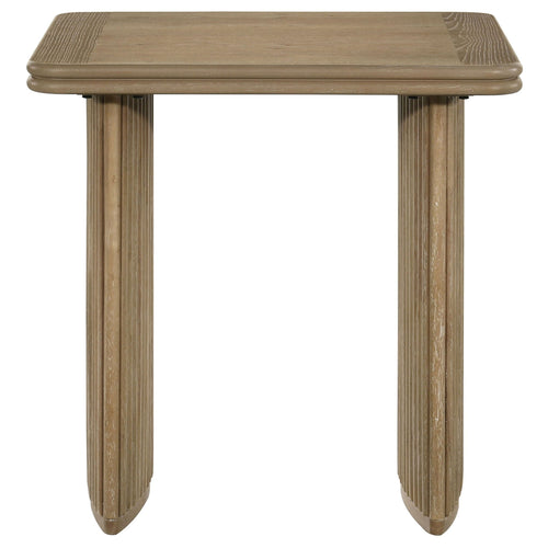 Adina 3-piece Wood Coffee Table Set Distressed Light Brown