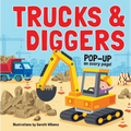 Trucks & Diggers: Pop-Up Book: Pop-Up Book - Hardcover