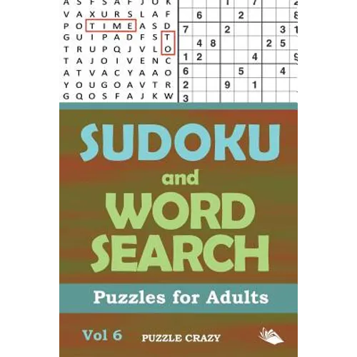 Sudoku and Word Search Puzzles for Adults Vol 6 - Paperback